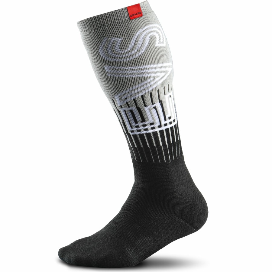 Moto EVS Sports Socks | Torino Socks - Black/Grey