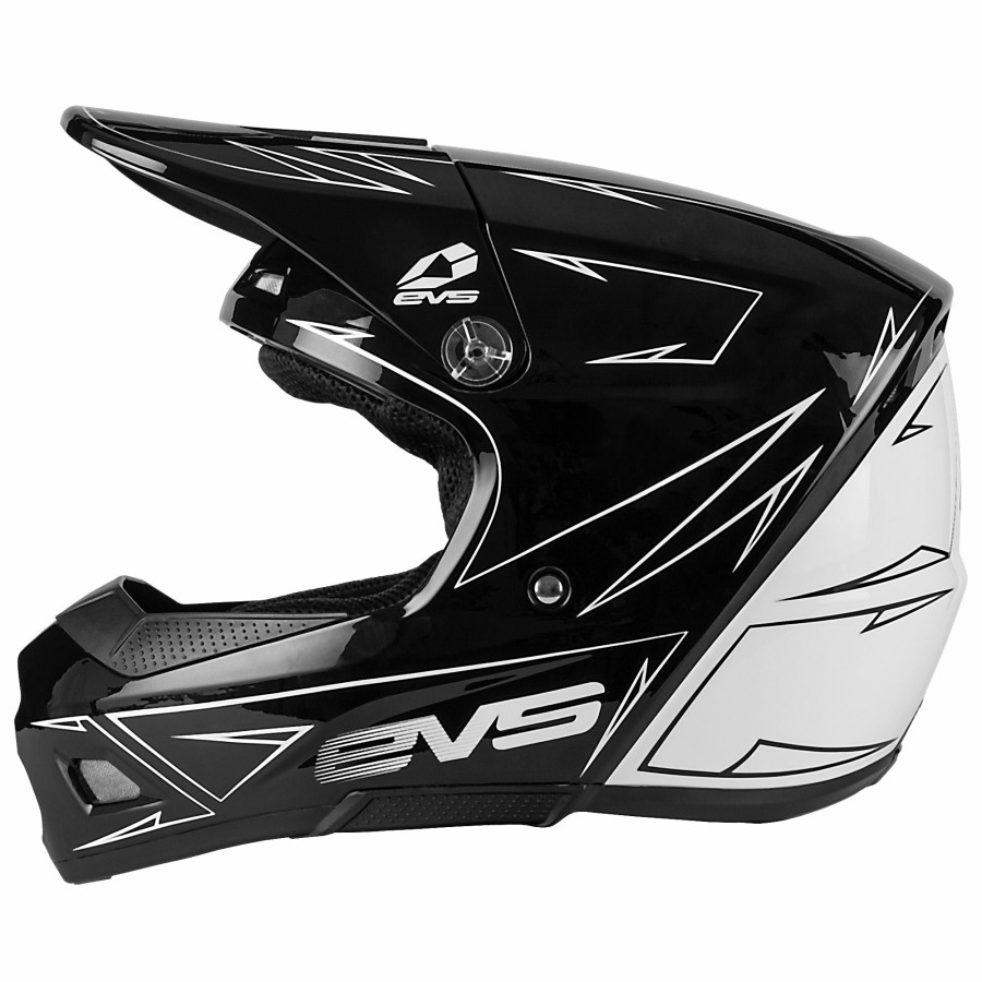 Moto EVS Sports Helmets | T3 Youth Helmet - 50/Fifty Black