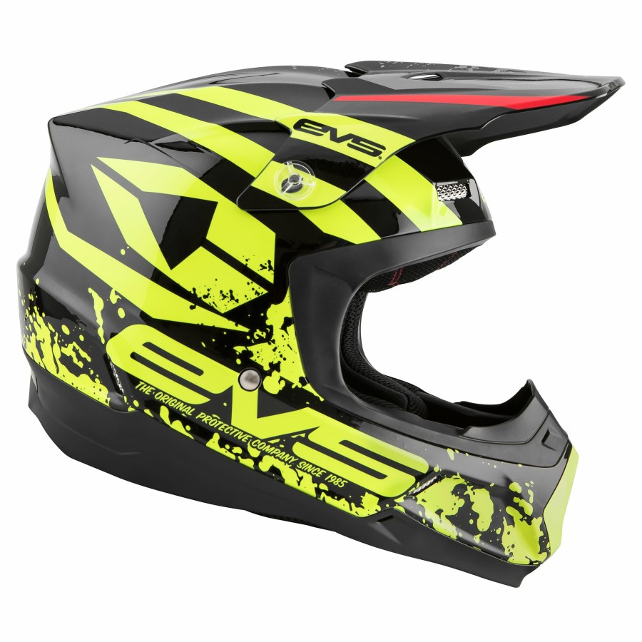 Moto EVS Sports Helmets | T5 Helmet - Grappler Black