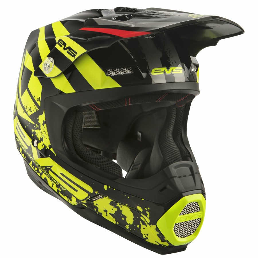 Moto EVS Sports Helmets | T5 Helmet - Grappler Black