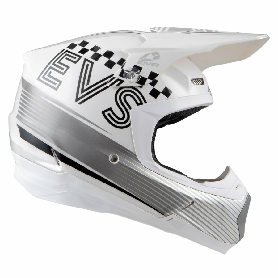 Moto EVS Sports Helmets | T5 Helmet - Torino White