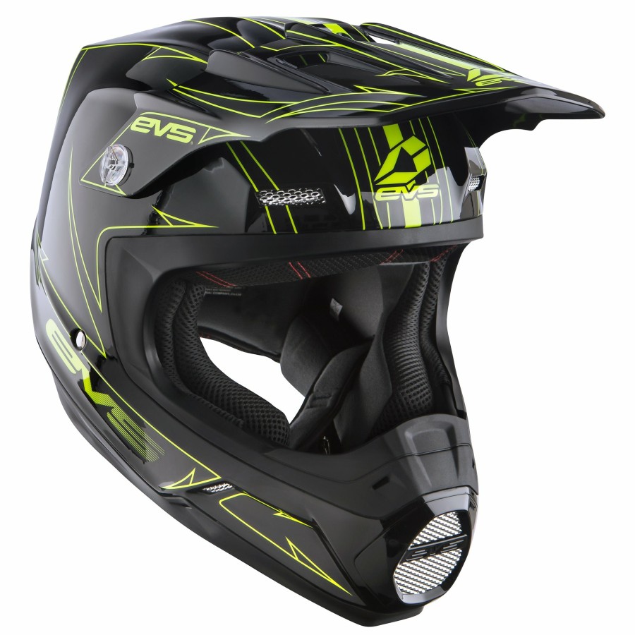 Moto EVS Sports Helmets | T5 Helmet - Pinner Hiviz