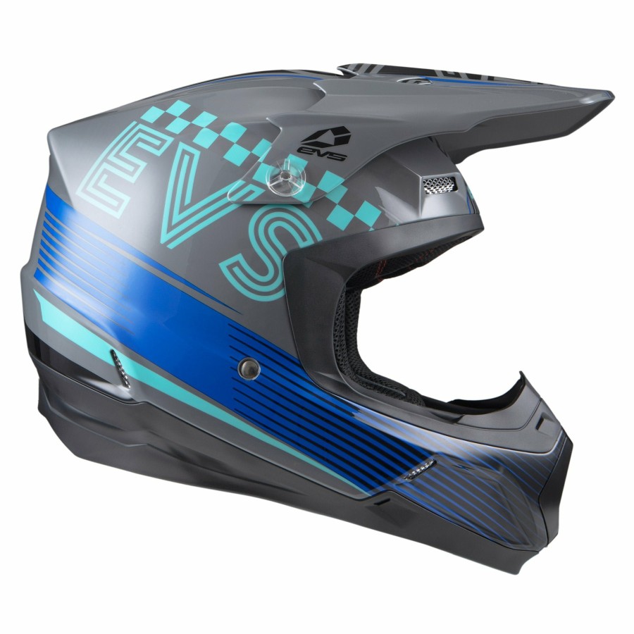 Moto EVS Sports Helmets | T5 Helmet - Torino Grey