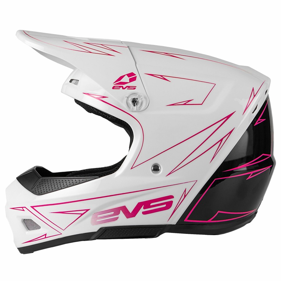 Moto EVS Sports Helmets | T3 Youth Helmet - 50/Fifty Pink