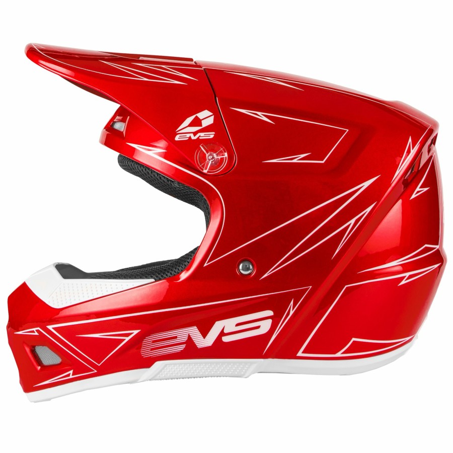 Moto EVS Sports Helmets | T3 Youth Helmet - Pinner Red