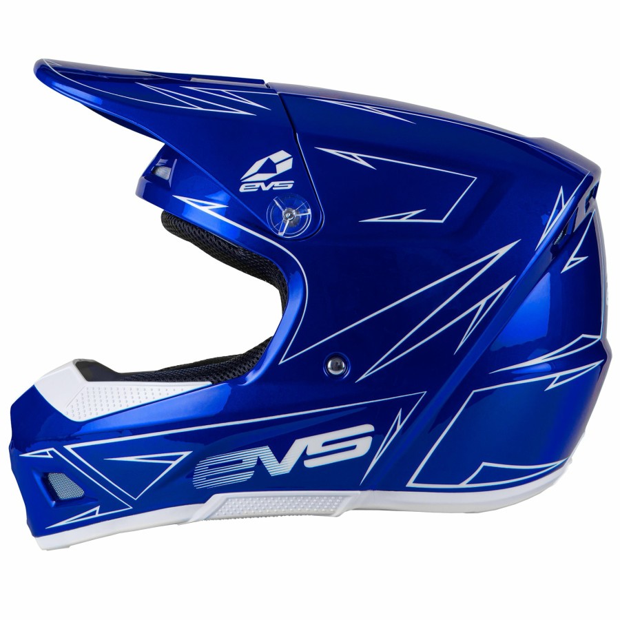 Moto EVS Sports Helmets | T3 Youth Helmet - Pinner Blue