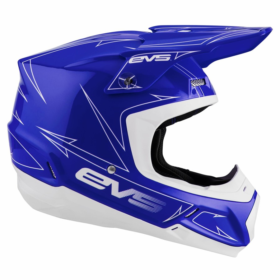 Moto EVS Sports Helmets | T5 Helmet - Pinner Blue