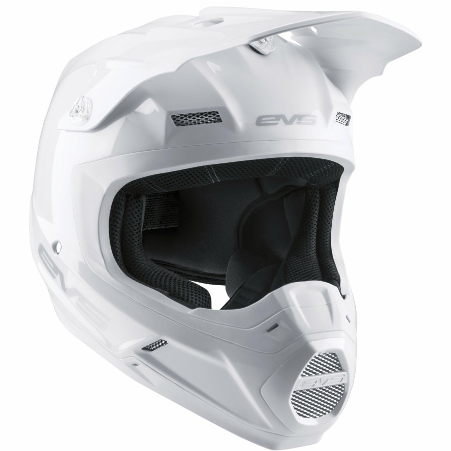 Moto EVS Sports Helmets | T5 Helmet - Solid White