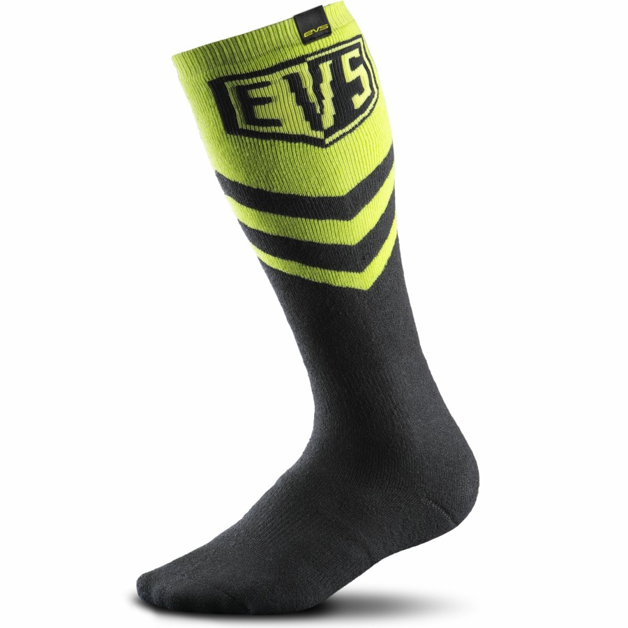 Moto EVS Sports Socks | Coolmax Socks - Hi-Viz Yellow