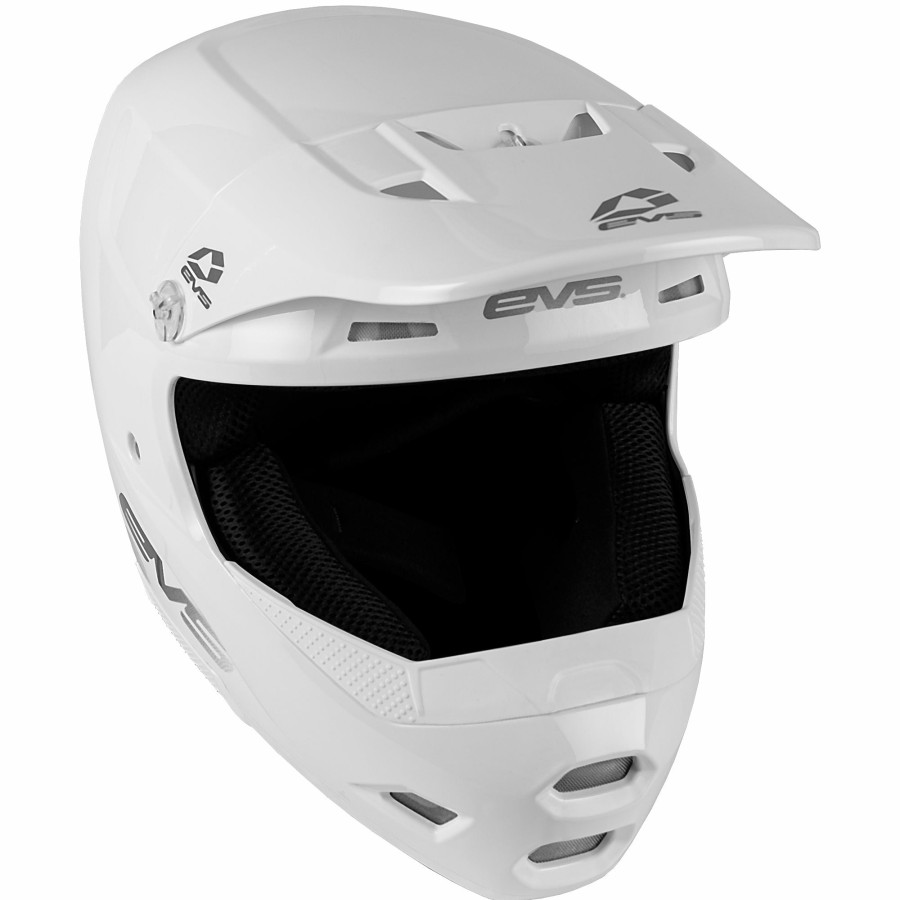 Moto EVS Sports Helmets | T3 Youth Helmet - Solid White