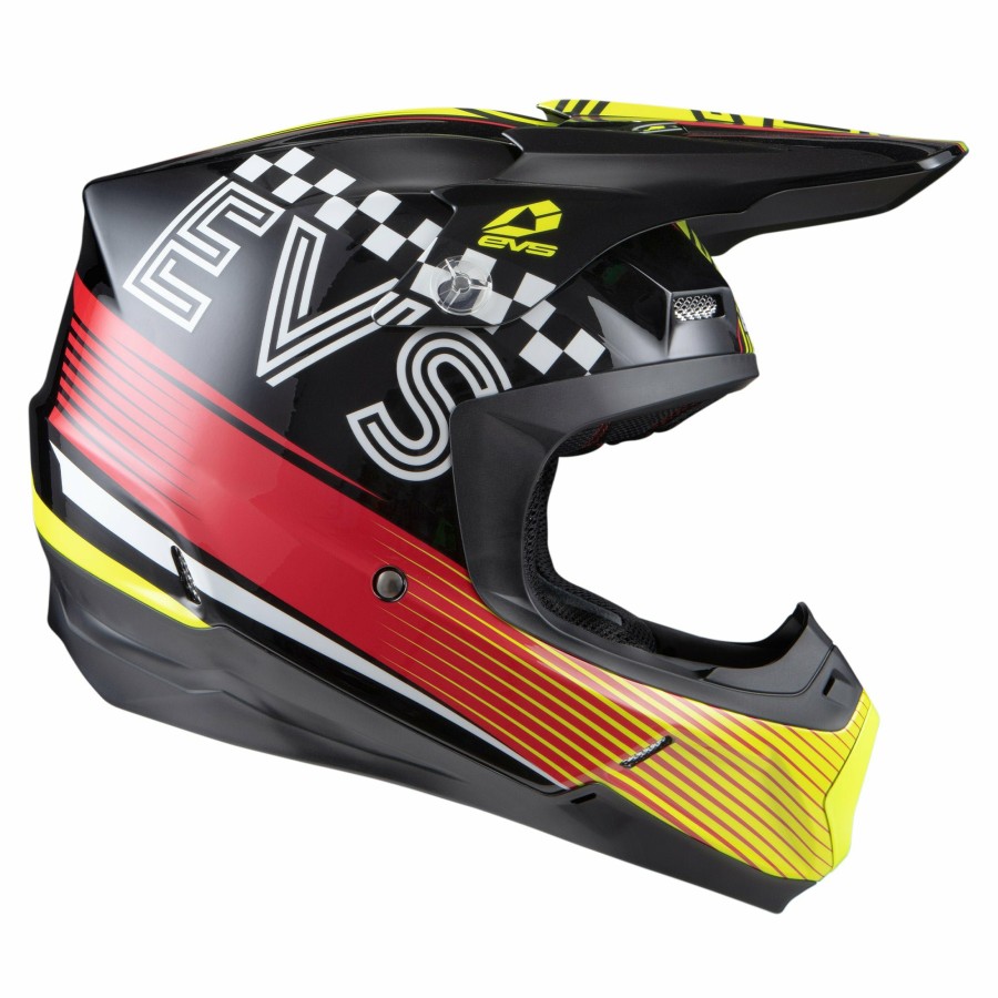 Moto EVS Sports Helmets | T5 Helmet - Torino Black