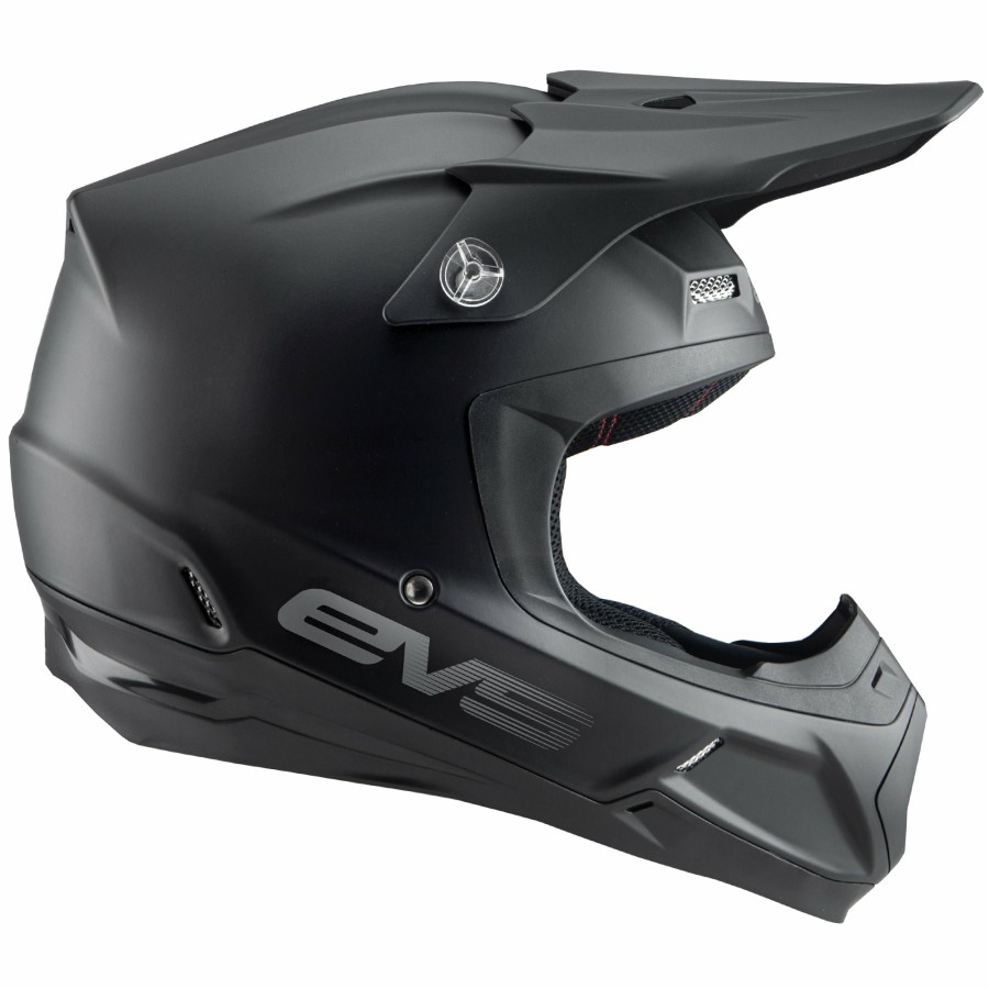 Moto EVS Sports Helmets | T5 Helmet - Solid Black