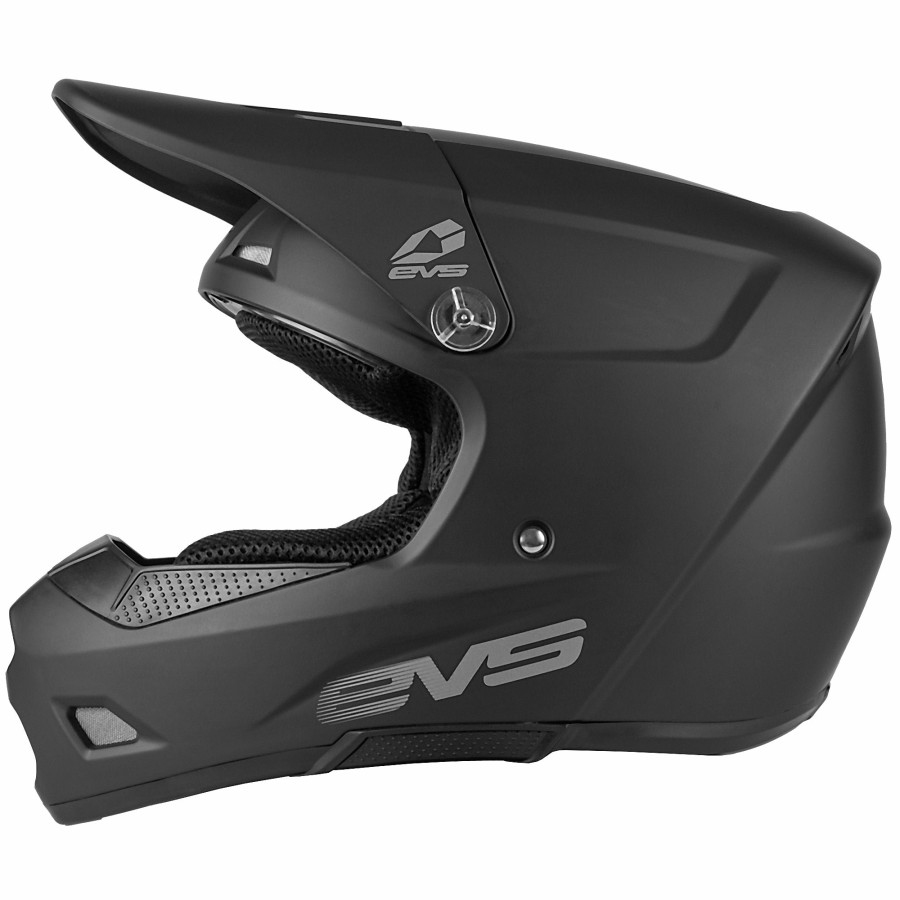 Moto EVS Sports Helmets | T3 Youth Helmet - Solid Matte Black